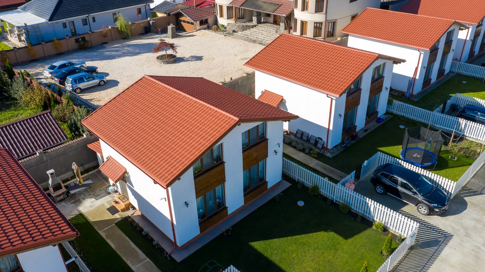 Acoperiș realizat cu Țiglă metalică Iberic